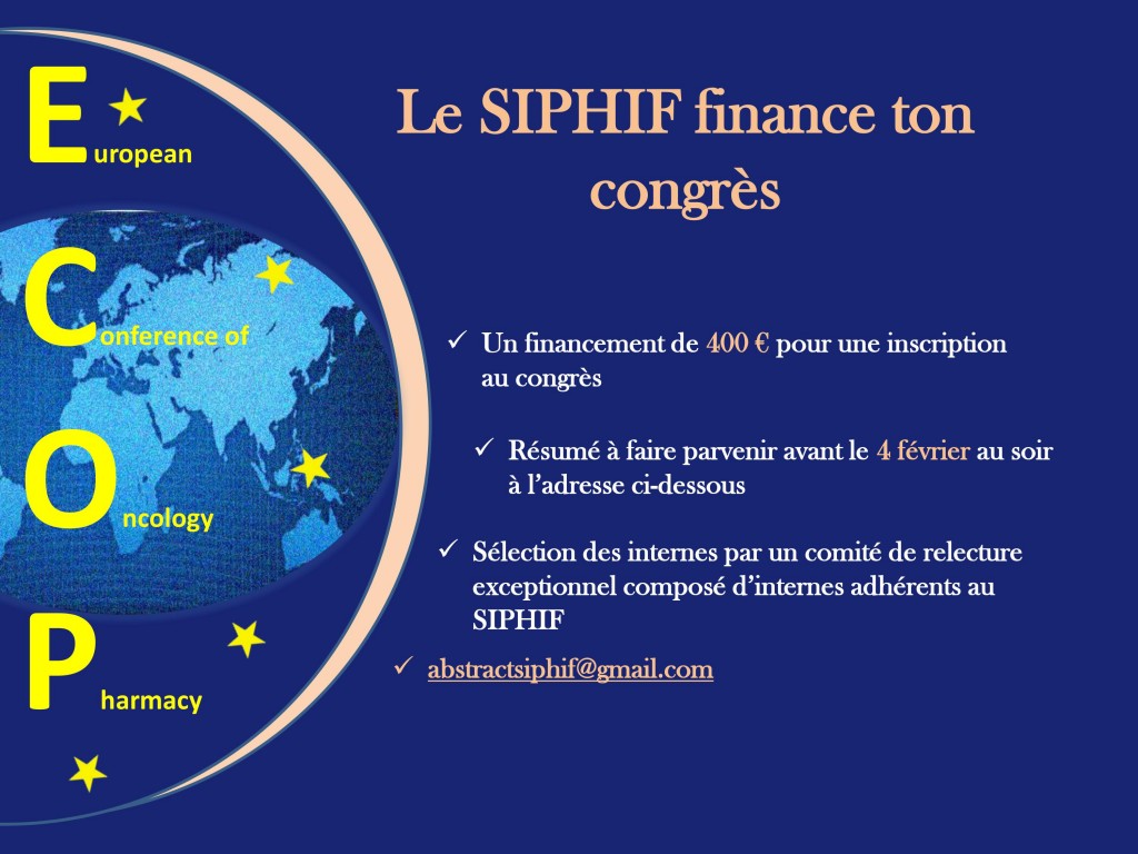 Financement SIPHIF ECOP 2016