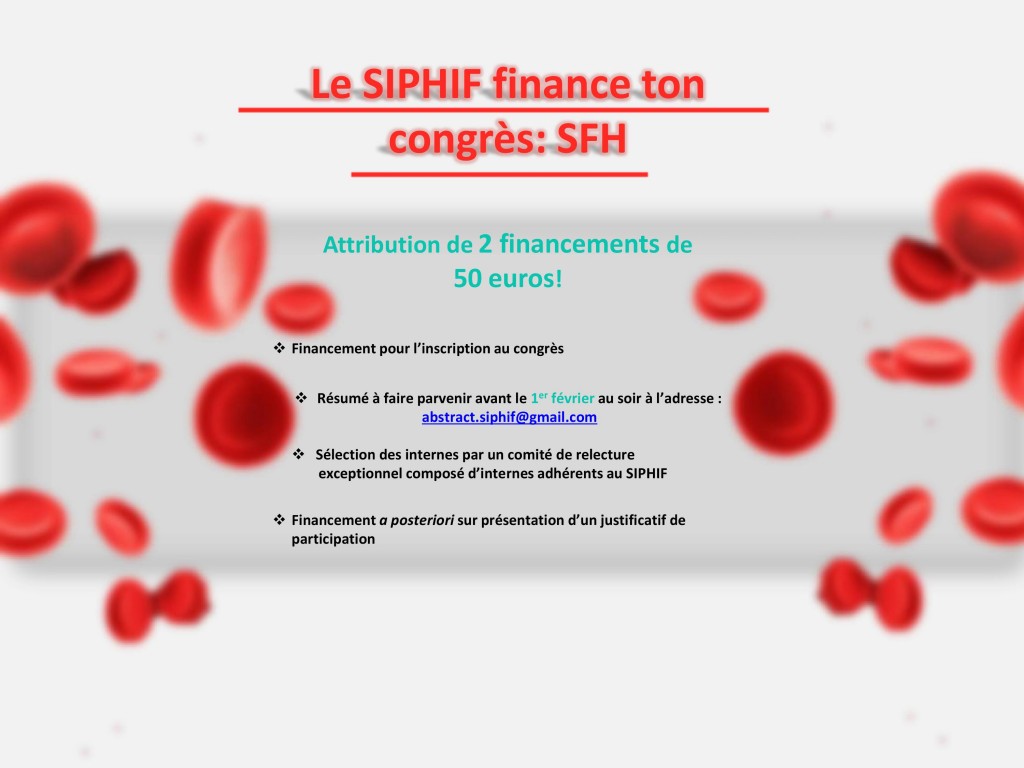 Financement SIPHIF SFH 2016